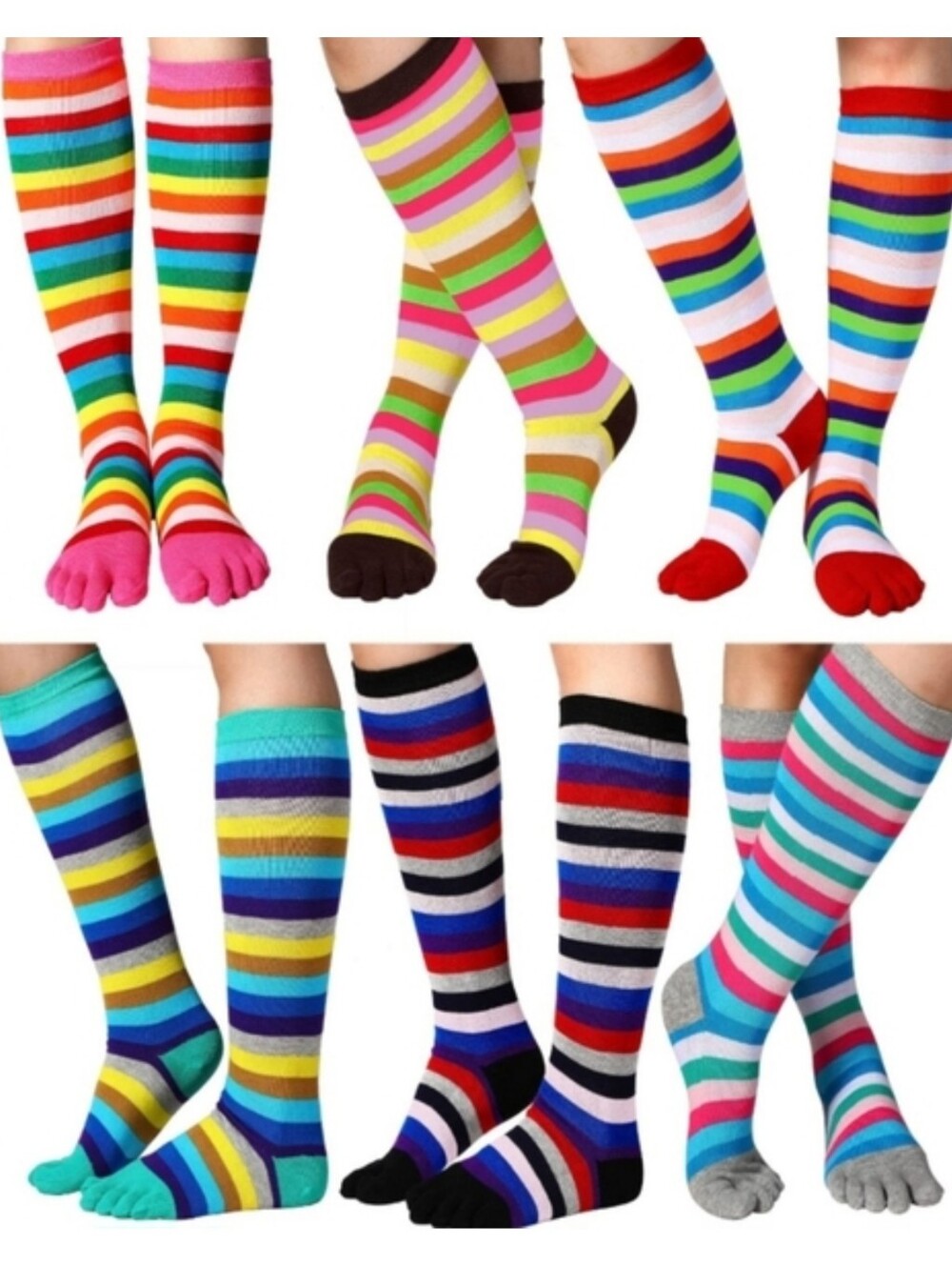 Toe Socks! Black Toe! Bundle 3 For $15!